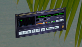 Winamp window on Vista x64